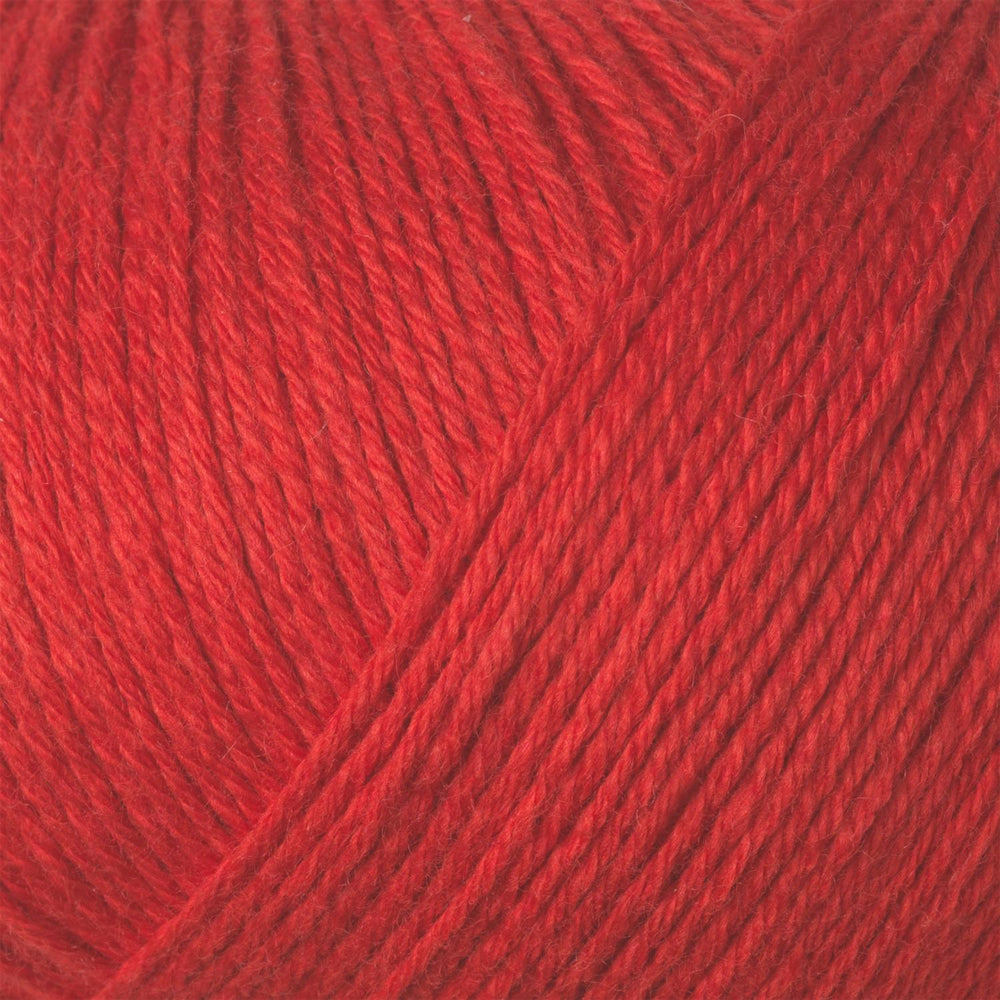 Ribsrød -	Cotton Merino