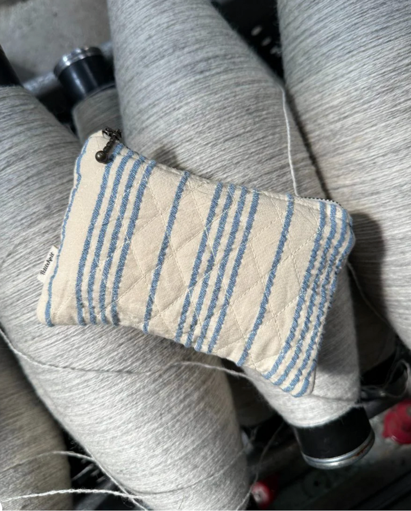 Knitter´s Tool Purse - Striped Seersucker