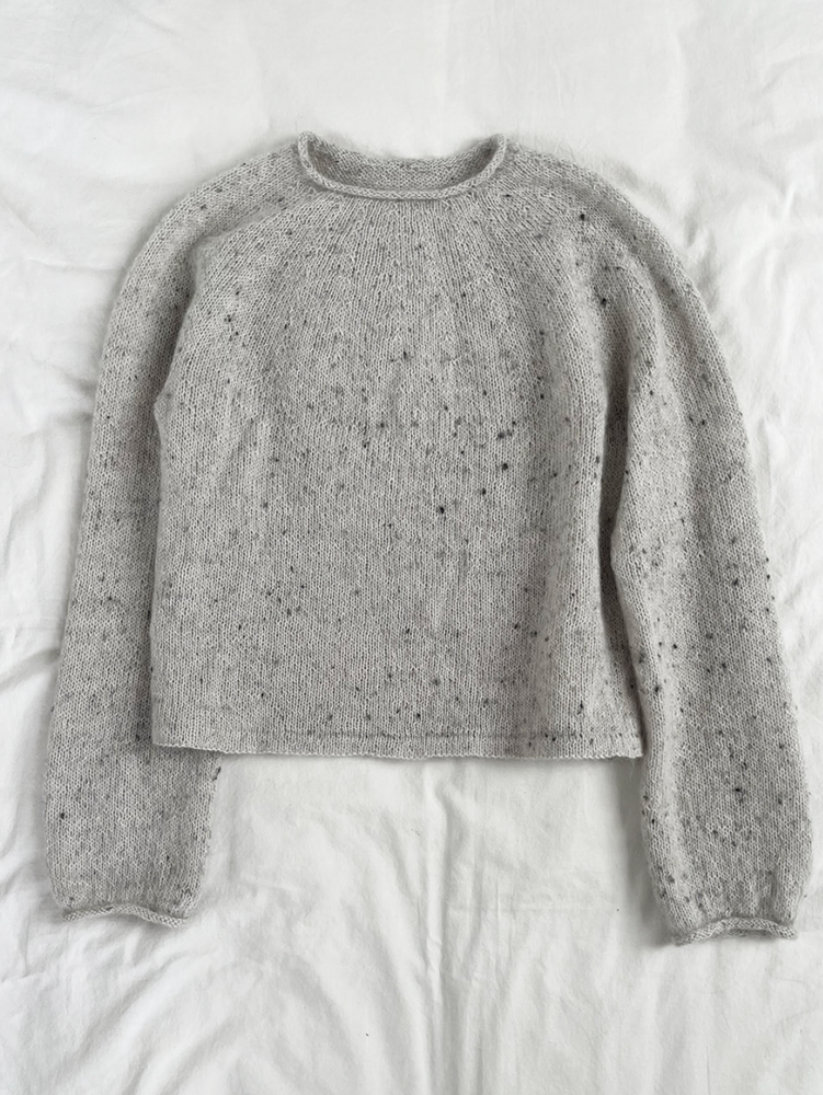 Le Knit -  Plain Yoke Blouse - Papir