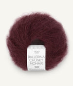 4372 Dyp Burgunder  - Ballerina Chunky Mohair