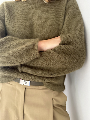 Le Knit -  Plain Yoke Blouse - Papir